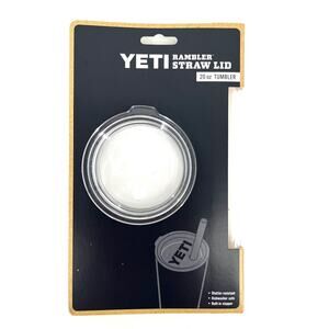 YETI Rambler Tumbler Straw Lid + Straw for 20 oz Tumbler NEW